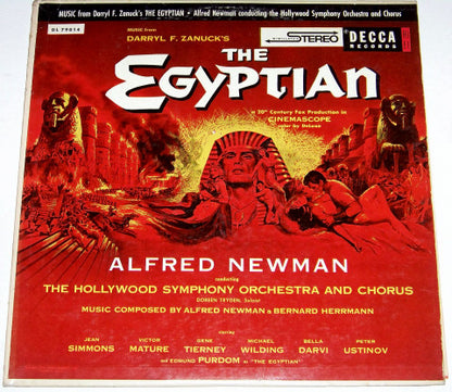 Alfred Newman / Bernard Herrmann : The Egyptian (A 20th Century Fox Production In Cinemascope) (LP)