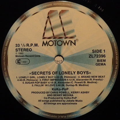 KoKo-PoP : Secrets Of Lonely Boys (LP, Album)