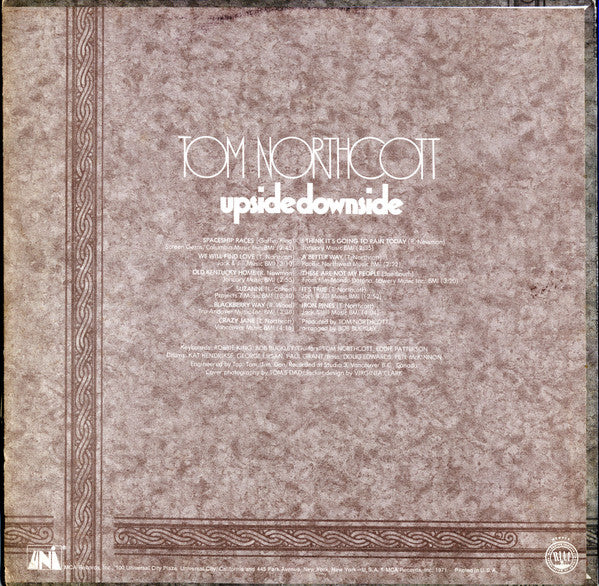 Tom Northcott : Upside Downside (LP, Album)