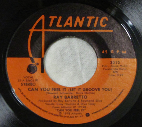 Ray Barretto : Can You Feel It (Let It Groove You) / Sting Ray (7", Single)