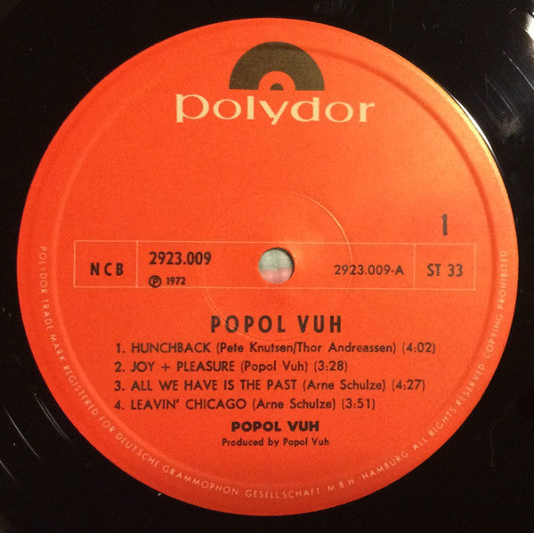 Popol Vuh (2) : Popol Vuh (LP, Album)