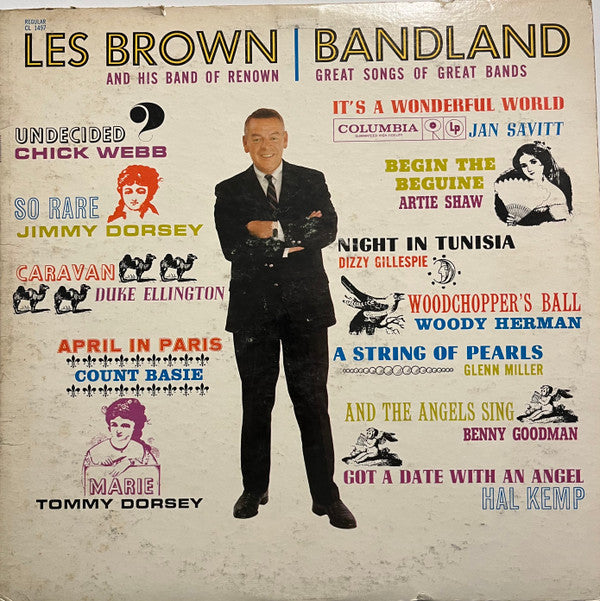 Les Brown And His Band Of Renown : Bandland (Great Songs Of Great Bands) (LP, Album, Mono)