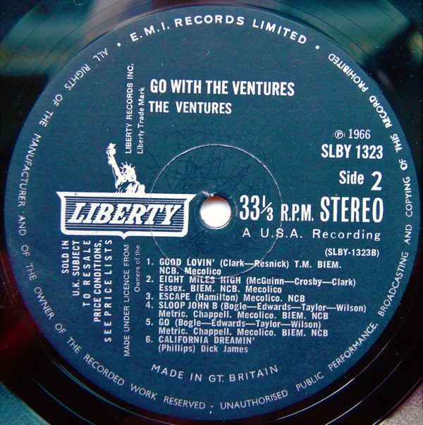 The Ventures : Go With The Ventures (LP)