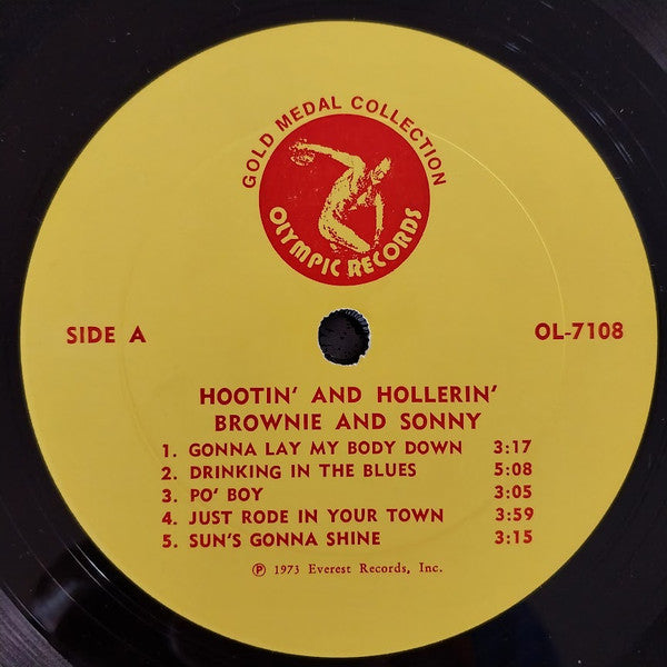 Sonny Terry & Brownie McGhee : Hootin' And Hollerin' (LP, Album)