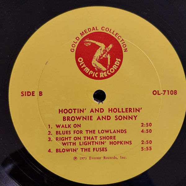 Sonny Terry & Brownie McGhee : Hootin' And Hollerin' (LP, Album)