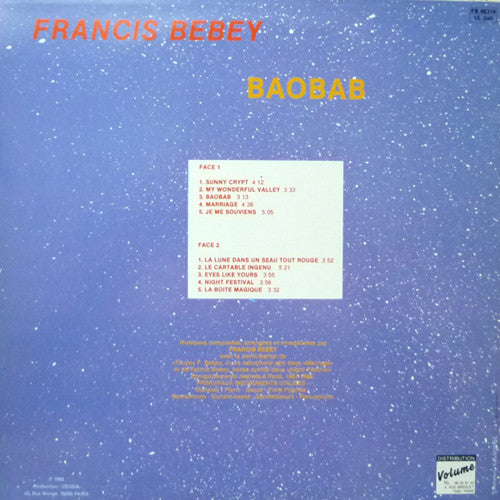 Francis Bebey : Baobab (LP, Album)