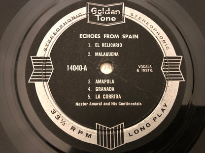 Nestor Amaral And His Continentals : Echoes From Spain (LP, Album)