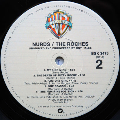 The Roches : Nurds (LP, Album, Los)