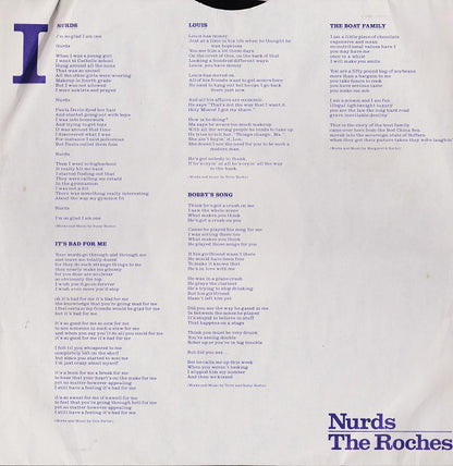 The Roches : Nurds (LP, Album, Los)