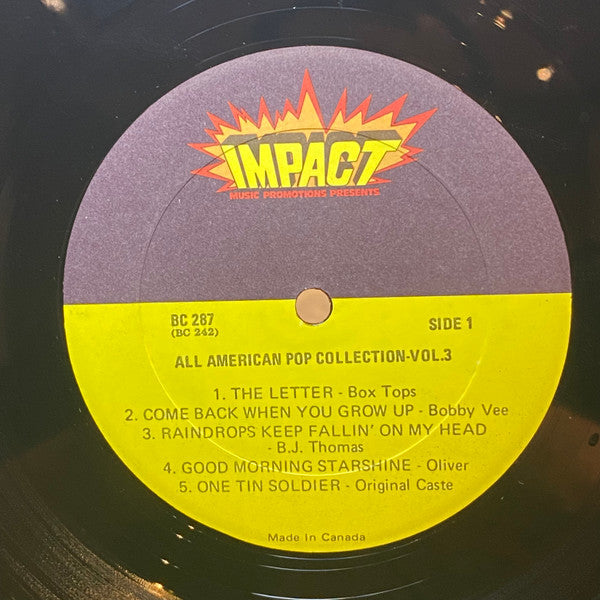 Various : The All American Pop Collection Volume 3 (LP, Comp)