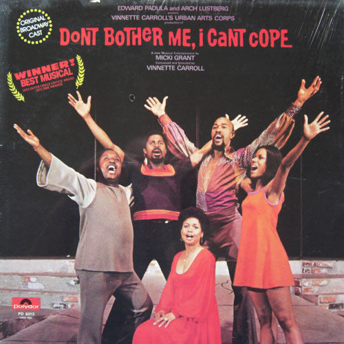 Various : Don't Bother Me, I Can't Cope (Original Broadway Cast) (LP)