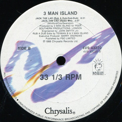 3 Man Island : Jack The Lad (12")