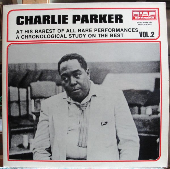 Charlie Parker : At His Rarest Of All Rare Performances Vol.2 (2xLP, Comp)