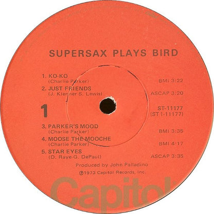 Supersax : Supersax Plays Bird (LP, Album)