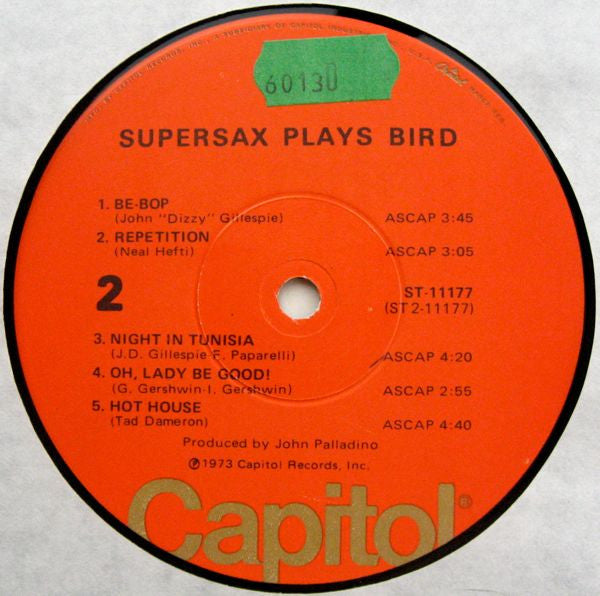 Supersax : Supersax Plays Bird (LP, Album)