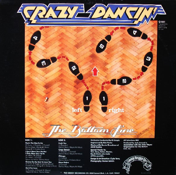 The Bottom Line : Crazy Dancin' (LP, Album)