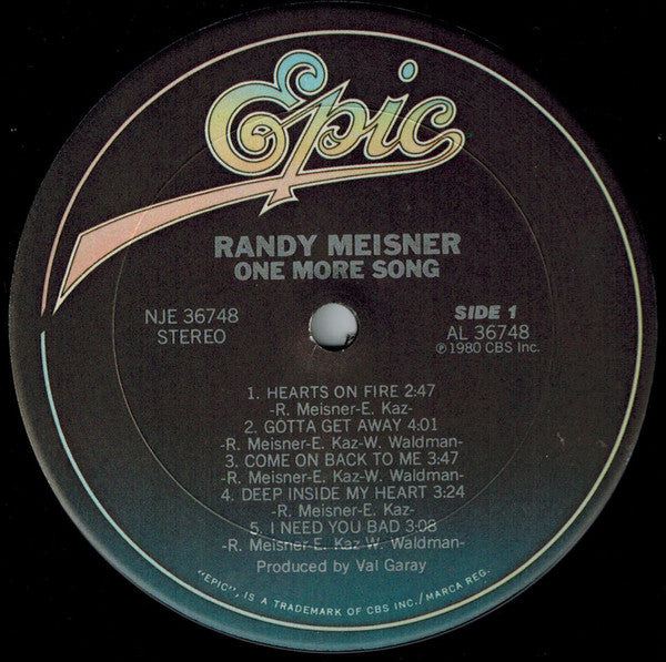 Randy Meisner : One More Song (LP, Album)