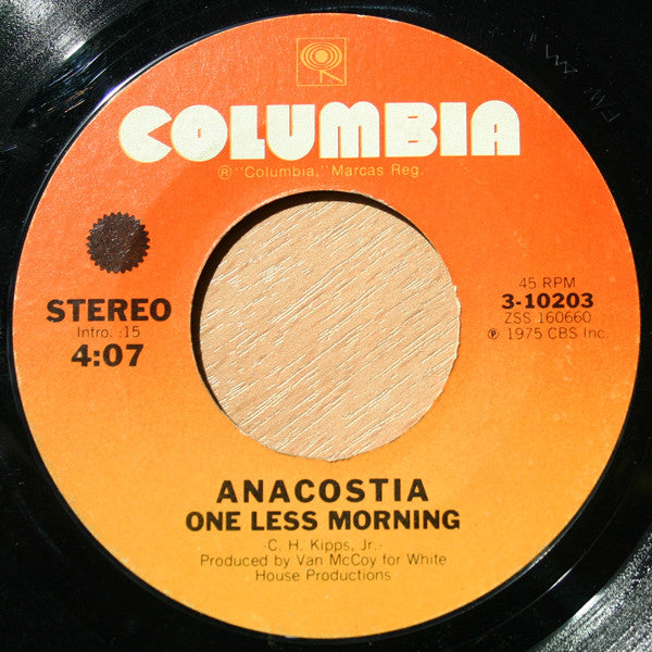 Anacostia : All I Need / One Less Morning (7")