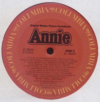 Various : Annie - Original Motion Picture Soundtrack (LP, Album, Ter)