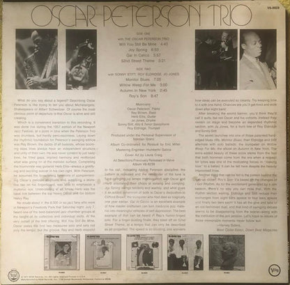 The Oscar Peterson Trio With Roy Eldridge, Sonny Stitt, Jo Jones : The Newport Years Volume III (LP, Album, RE)