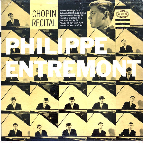 Frédéric Chopin, Philippe Entremont : Chopin Recital (LP)