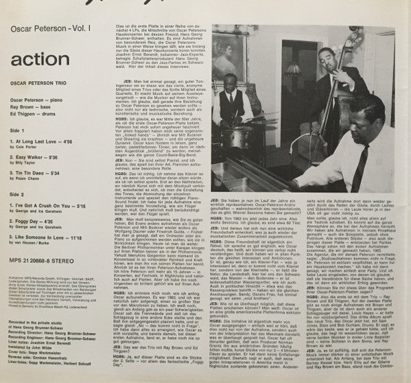 Oscar Peterson : Action (LP, Album, RE)