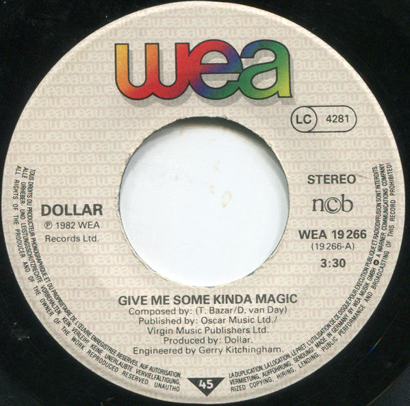 Dollar : Give Me Some Kinda Magic (7")