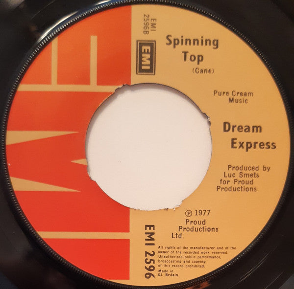 Dream Express : A Million In 1, 2, 3 (7", Single)