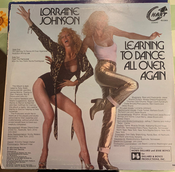 Lorraine Johnson : Learning To Dance All Over Again (LP, Album)