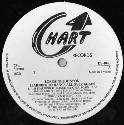 Lorraine Johnson : Learning To Dance All Over Again (LP, Album)