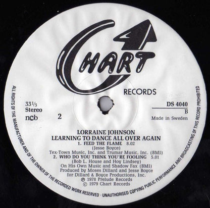 Lorraine Johnson : Learning To Dance All Over Again (LP, Album)