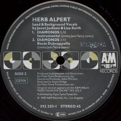 Herb Alpert : Diamonds (12", Single)