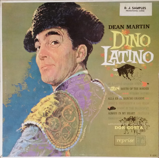 Dean Martin : Dino Latino (LP, Album, Mono, Promo)