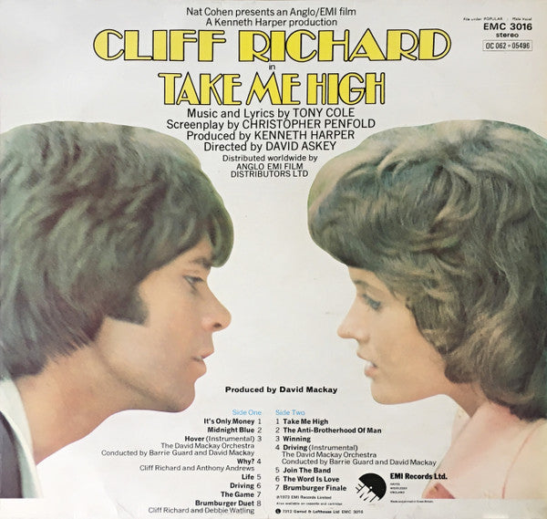 Cliff Richard : Take Me High (LP, Album)