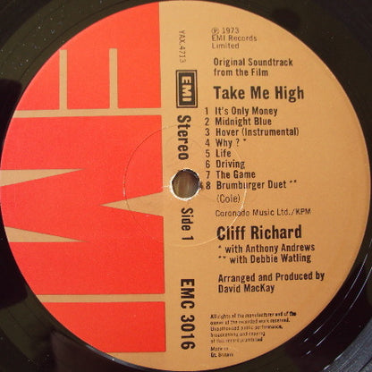 Cliff Richard : Take Me High (LP, Album)