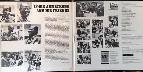 Louis Armstrong : And His Friends (LP, Album, Gat)