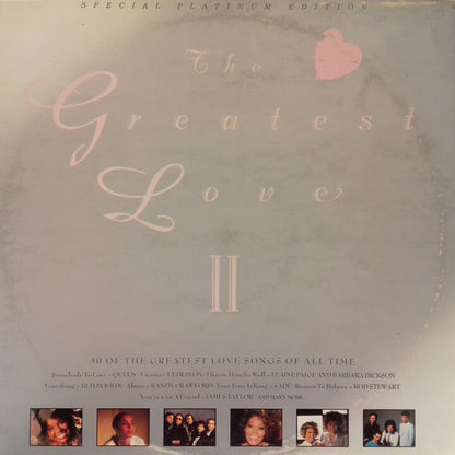 Various : The Greatest Love II (2xLP, Comp, RE, Spe)