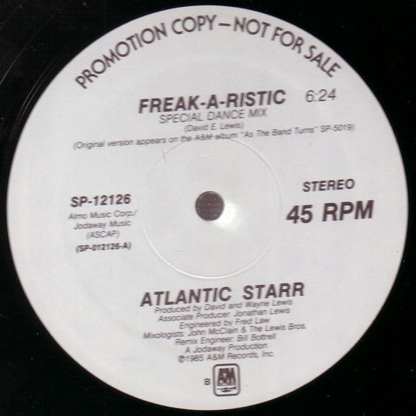 Atlantic Starr : Freak-A-Ristic (12", Promo)