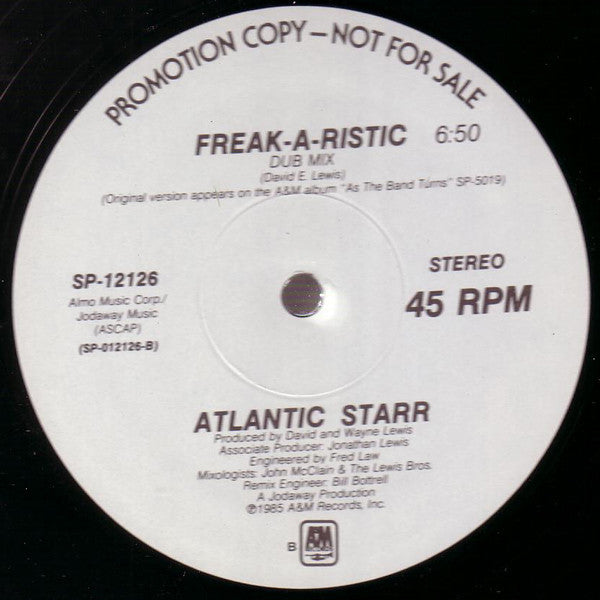 Atlantic Starr : Freak-A-Ristic (12", Promo)