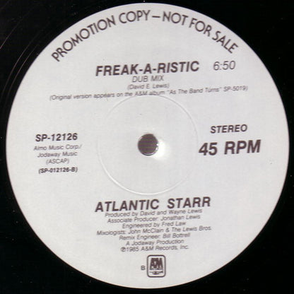 Atlantic Starr : Freak-A-Ristic (12", Promo)