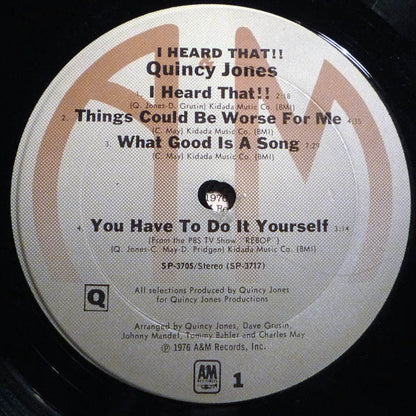 Quincy Jones : I Heard That!! (2xLP, Album, Pit)