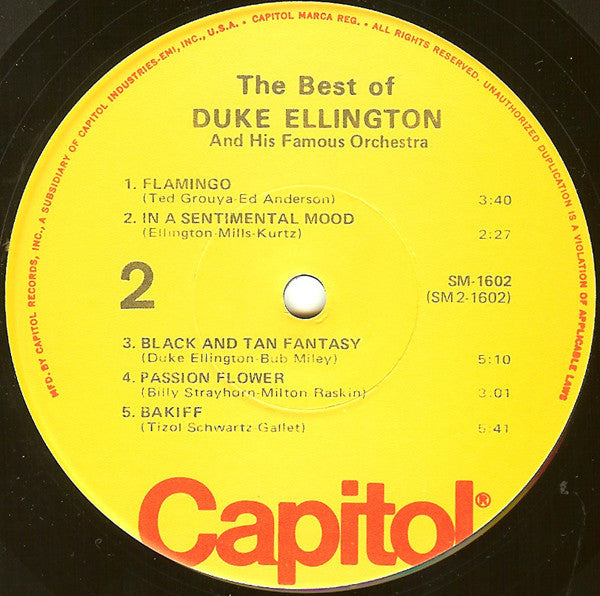 Duke Ellington And His Orchestra : The Best Of Duke Ellington And His Famous Orchestra (LP, Comp, RE)