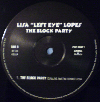 Lisa "Left Eye" Lopes : The Block Party (12")