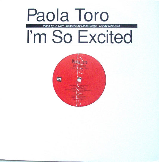 Paola Toro : I'm So Excited (12")