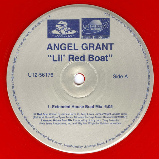 Angel Grant : Lil' Red Boat (12", Red)