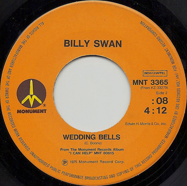 Billy Swan : Shake, Rattle And Roll (7", Single)