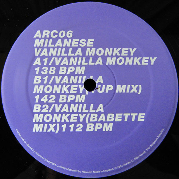 Milanese : Vanilla Monkey (12")