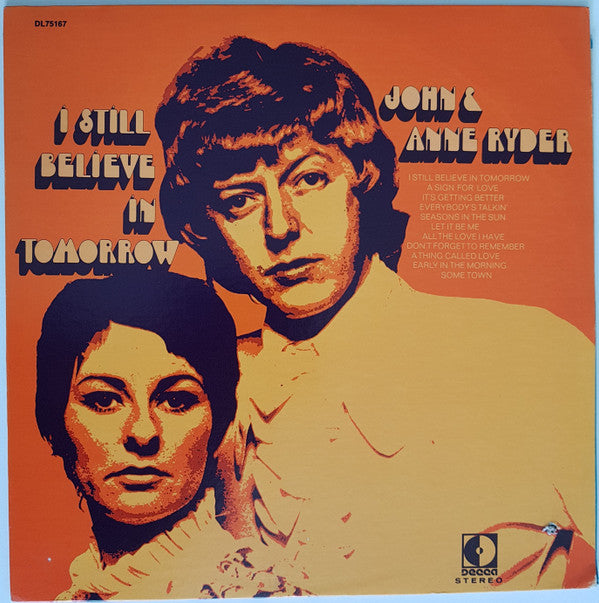 John & Anne Ryder : I Still Believe In Tomorrow (LP, Album, Pin)