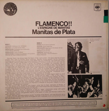 Manitas De Plata : Flamenco!! (L'Espagne De Manitas) (LP, Album)