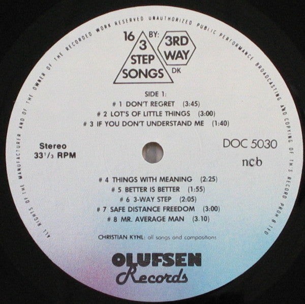 3rd Way : 16 3-Step Songs By 3rd Way (LP, Album)